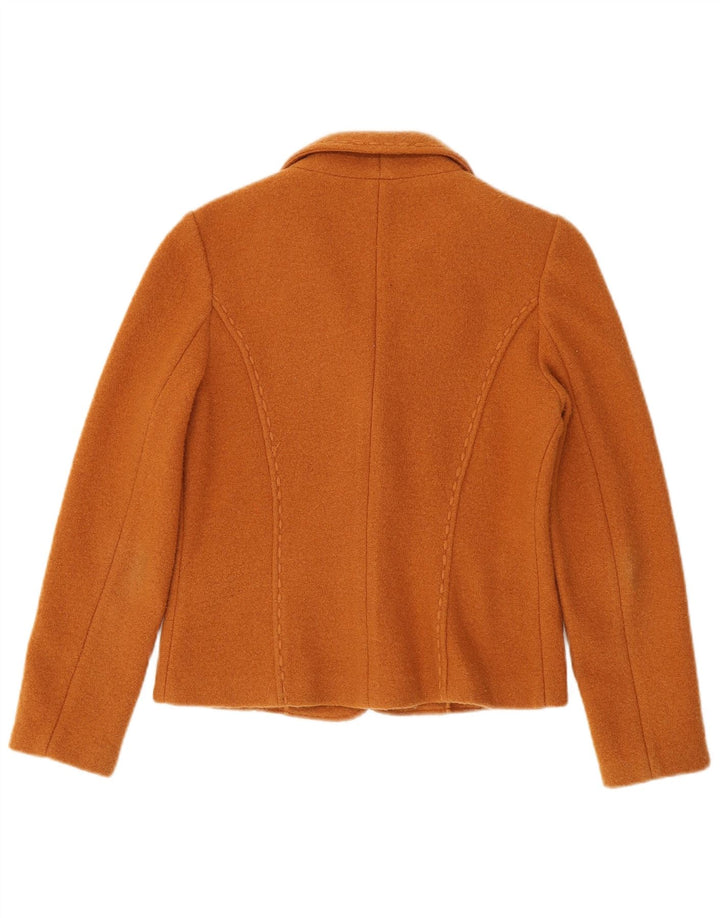 Max Mara Jaqueta Blazer Feminina Weekend 2 Botões Reino Unido 12 Médio Laranja