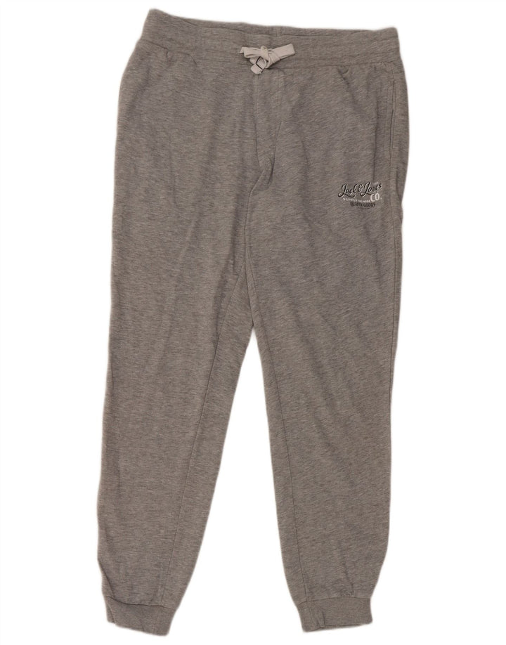 Calça de treino masculina Jack & Jones Joggers cinza grande