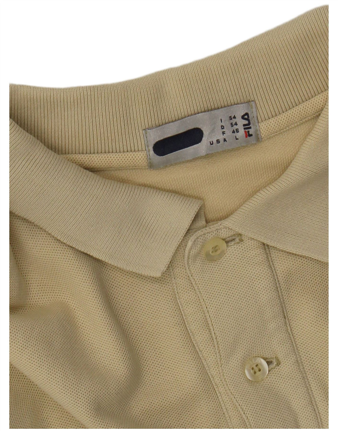 Camisa polo masculina FILA IT 54 XL bege