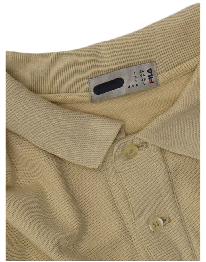 Camisa polo masculina FILA IT 54 XL bege