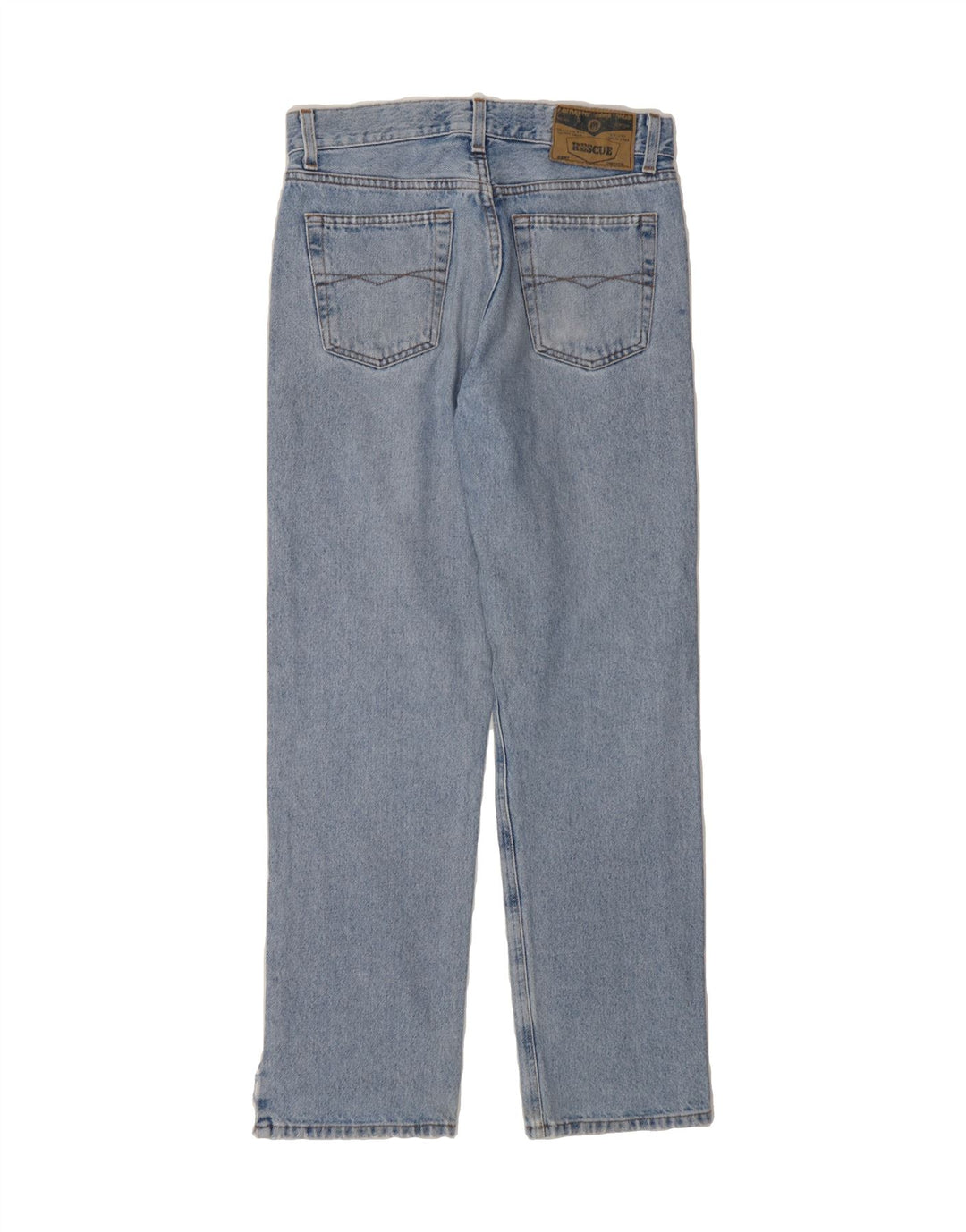 VINTAGE Womens Straight Jeans W28 L29 Blue Vintage Vintage and Second-Hand Vintage from Messina Hembry 