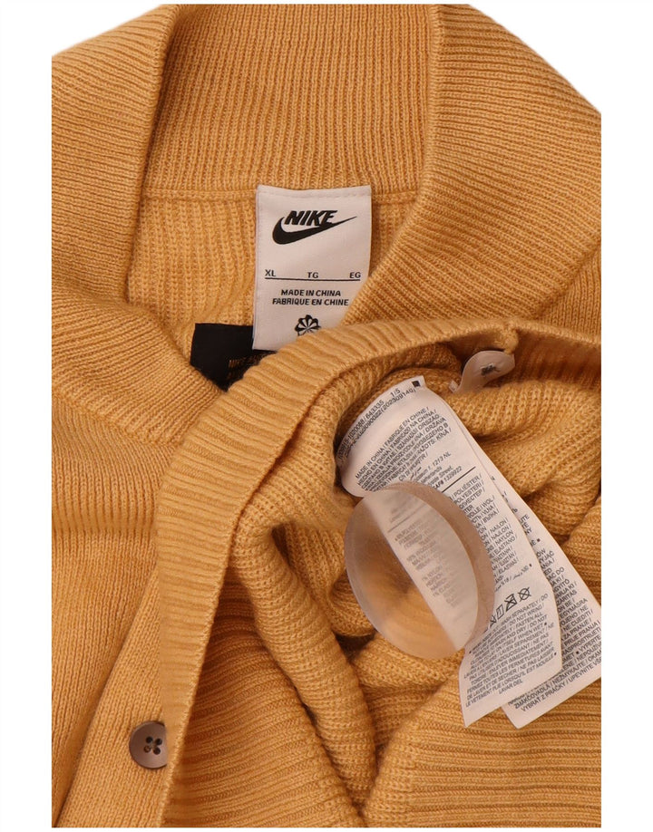 Suéter masculino NIKE com gola redonda XL poliéster bege
