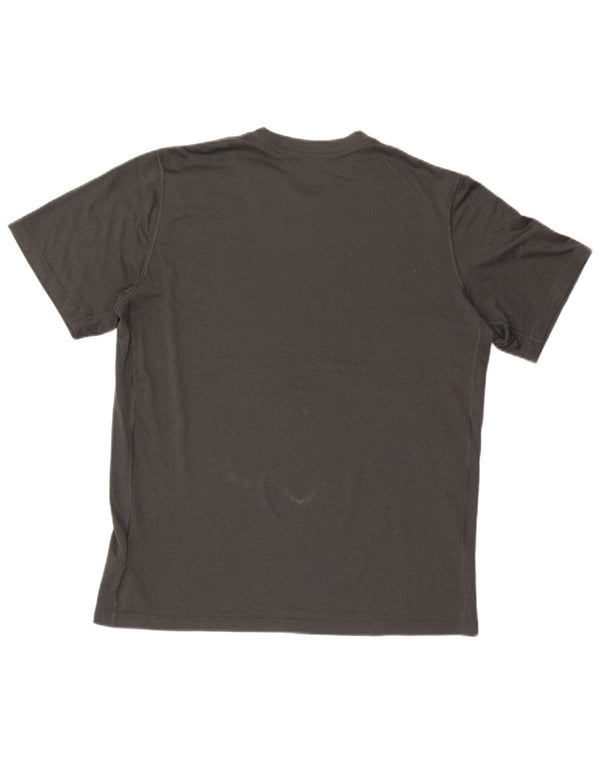 Camiseta Nike Masculina Dri Fit Top Grande Cinza Poliéster