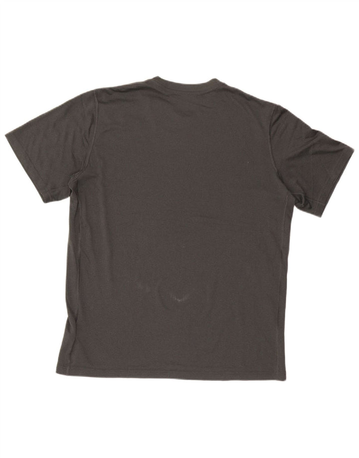 Camiseta Nike Masculina Dri Fit Top Grande Cinza Poliéster