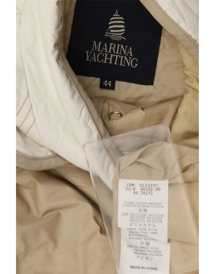 Colete feminino Marina Yachting IT 44 poliéster branco médio