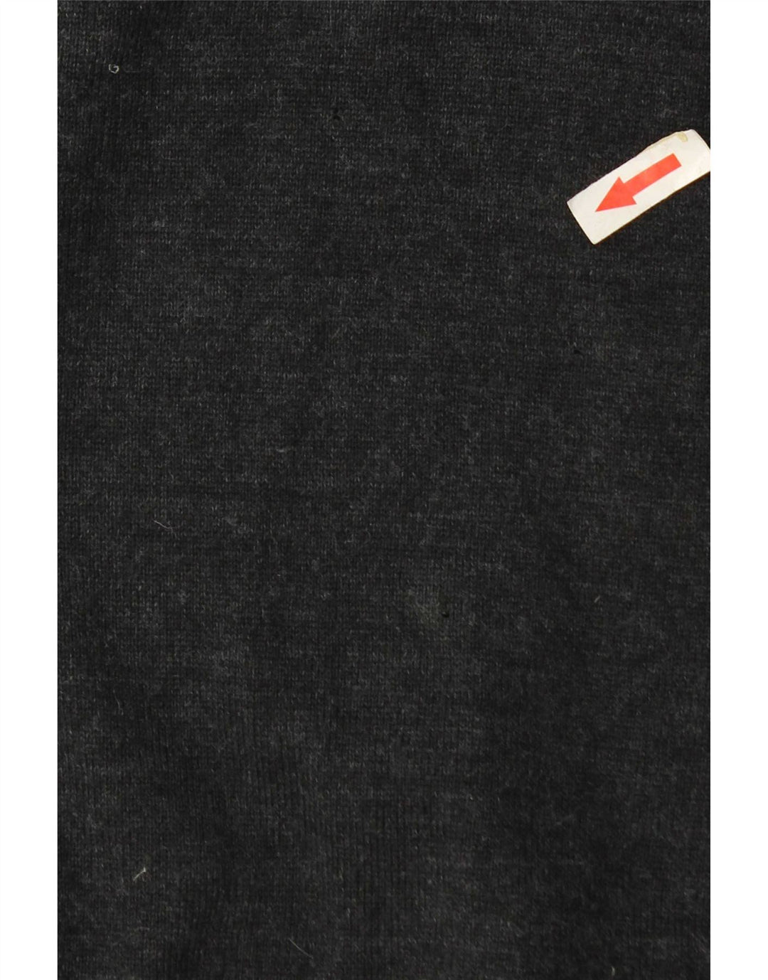 Suéter masculino Marks & Spencer com gola polo sob medida, lã cinza grande