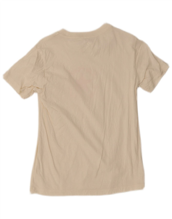 Camiseta feminina Converse com estampa gráfica UK 8 pequena branca