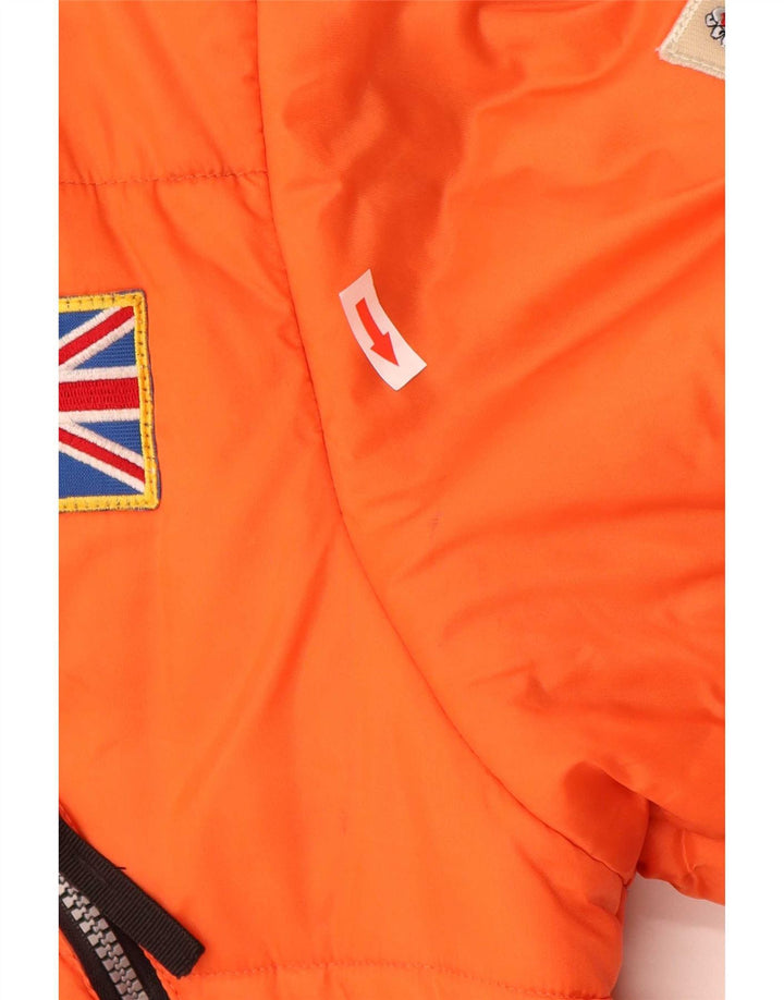 Jaqueta de esqui Explorer Mens Graphic UK 40 grande laranja