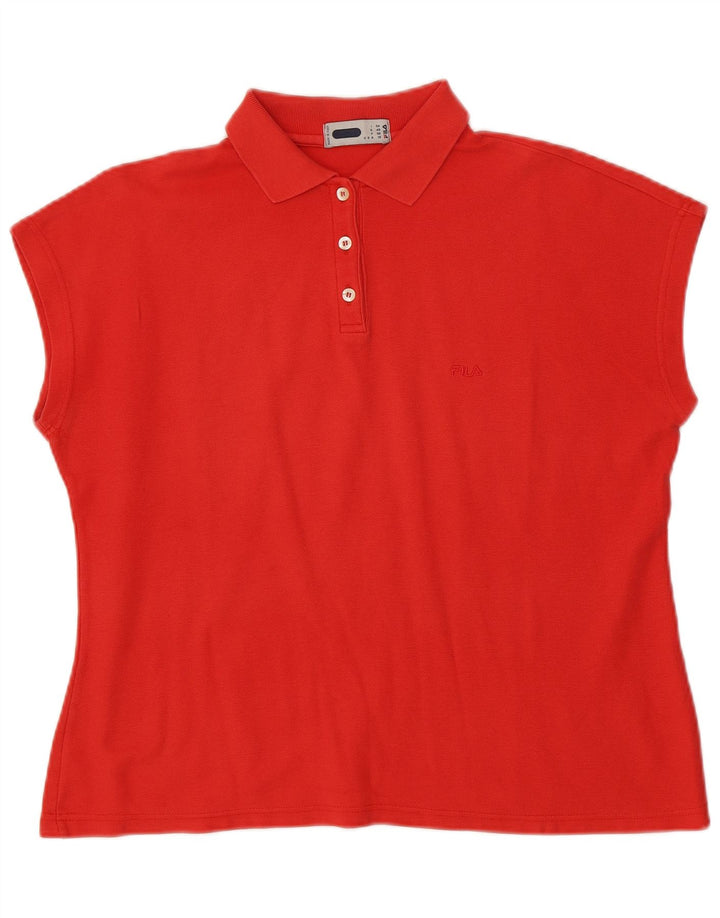 Polo feminino FILA IT 54 3XL vermelho