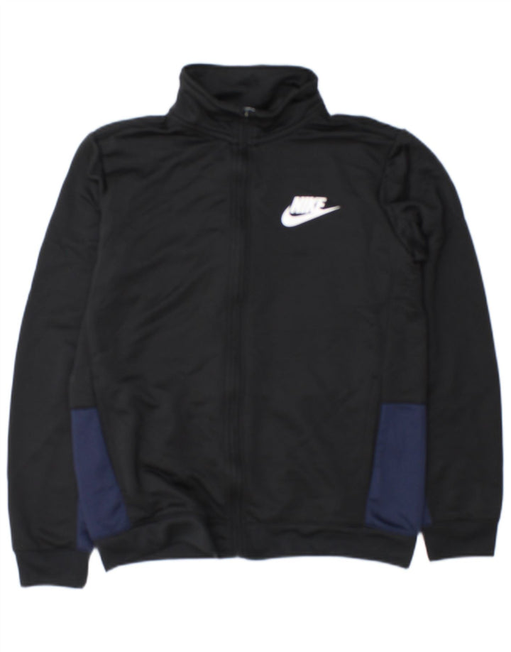 Jaqueta Nike Boys Tracksuit Top 13-14 Anos XL Preto Colorblock Poliéster