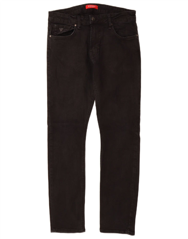 Guess Jeans Slim Masculino W31 L31 Algodão Preto