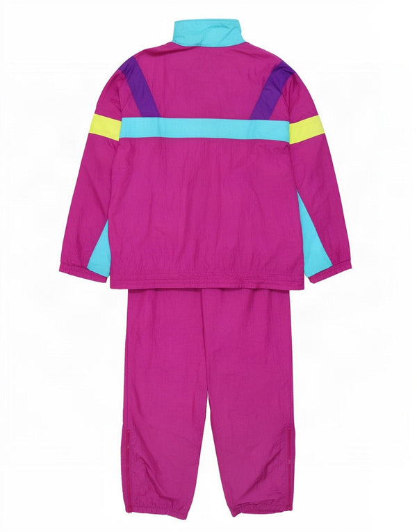 Fila Mens Full Tracksuit IT 54 XL Roxo Colourblock Poliamida