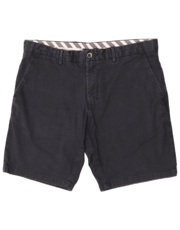 Tommy Hilfiger Mens Chino Shorts W36 Grande Algodão Azul Marinho