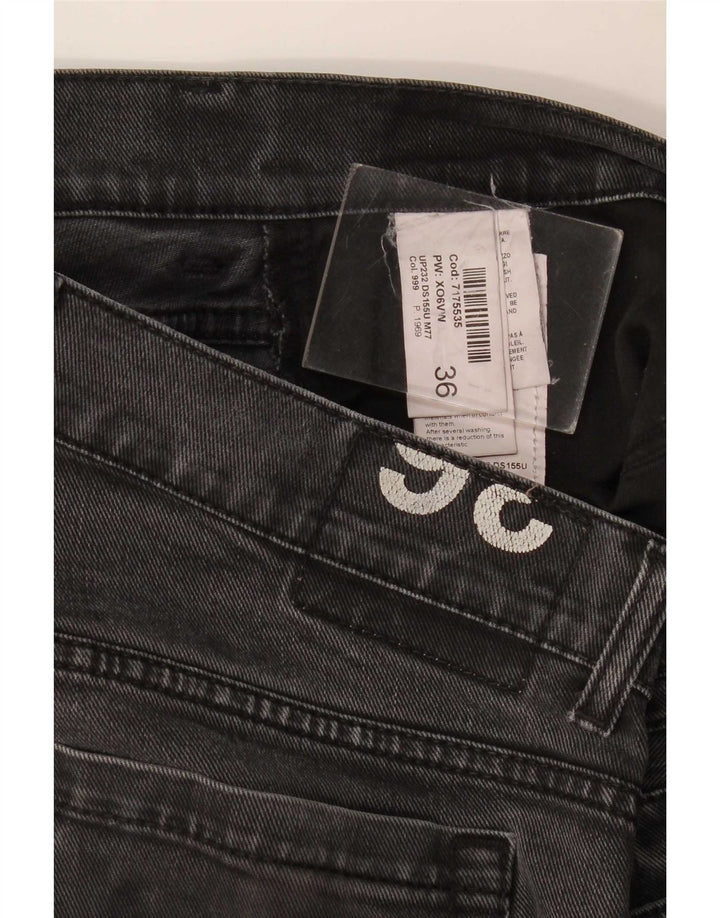 Dondup Mens George Slim Jeans W36 L29 Algodão Cinza