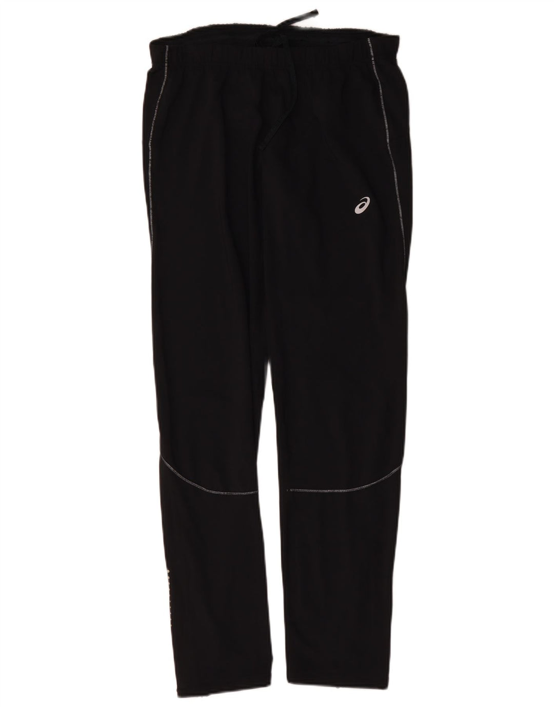 Calça de treino feminina Asics UK 14 poliéster preto médio
