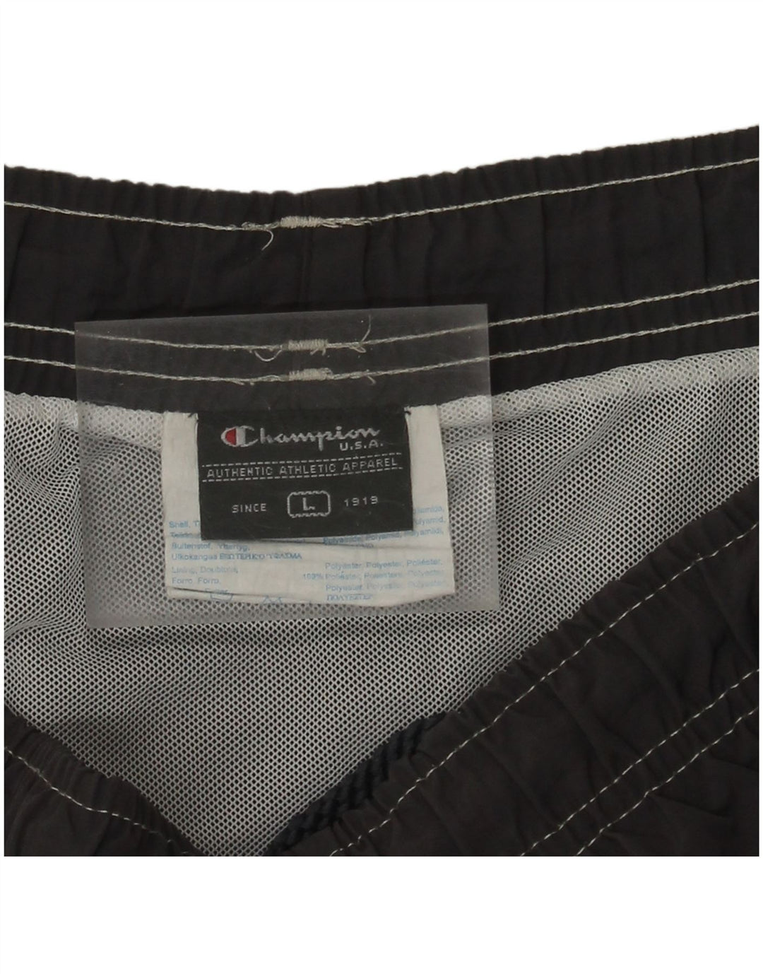 Shorts de natação masculino Champion grande cinza poliamida