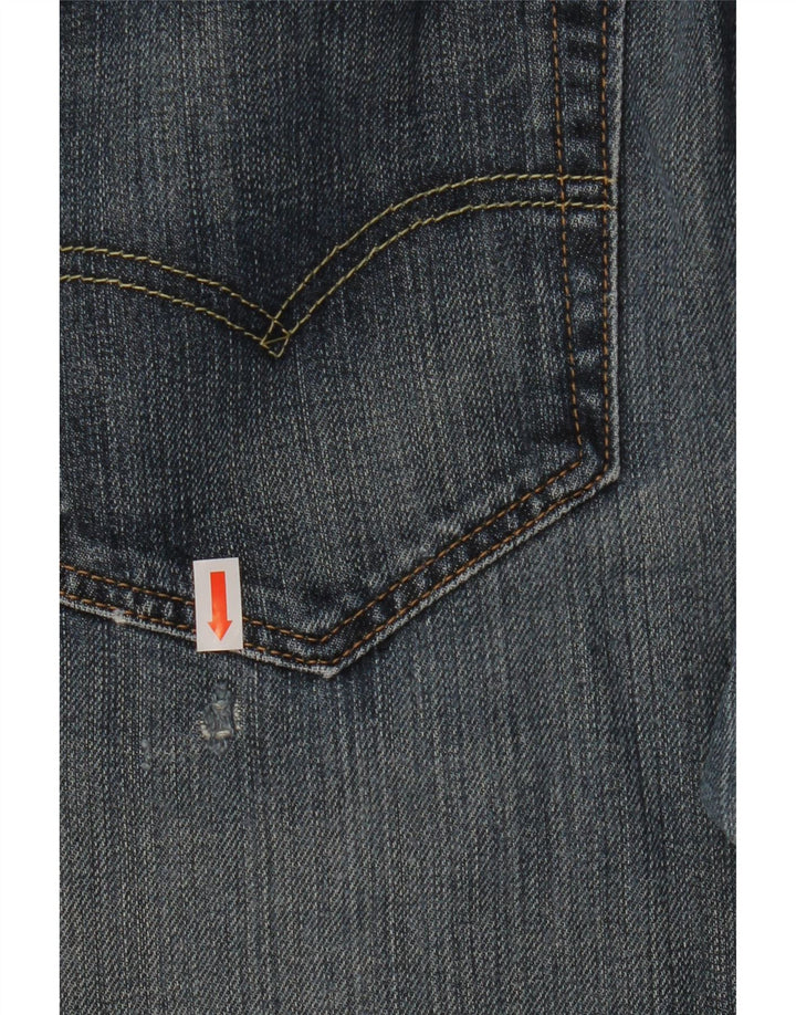 Levi's Masculino 501 Straight Jeans W36 L30 Azul Algodão