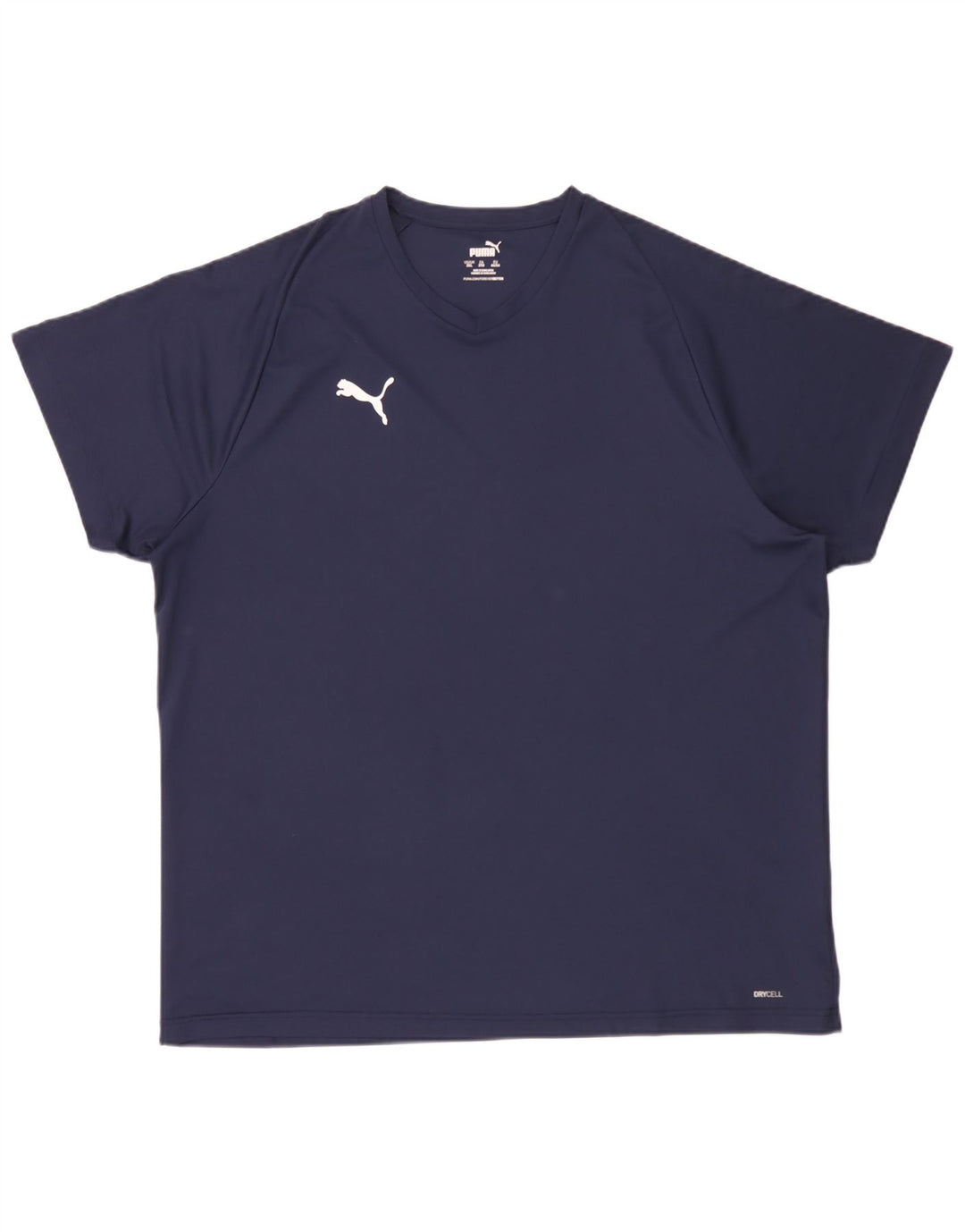 Camiseta masculina Puma Top 3XL azul marinho poliéster