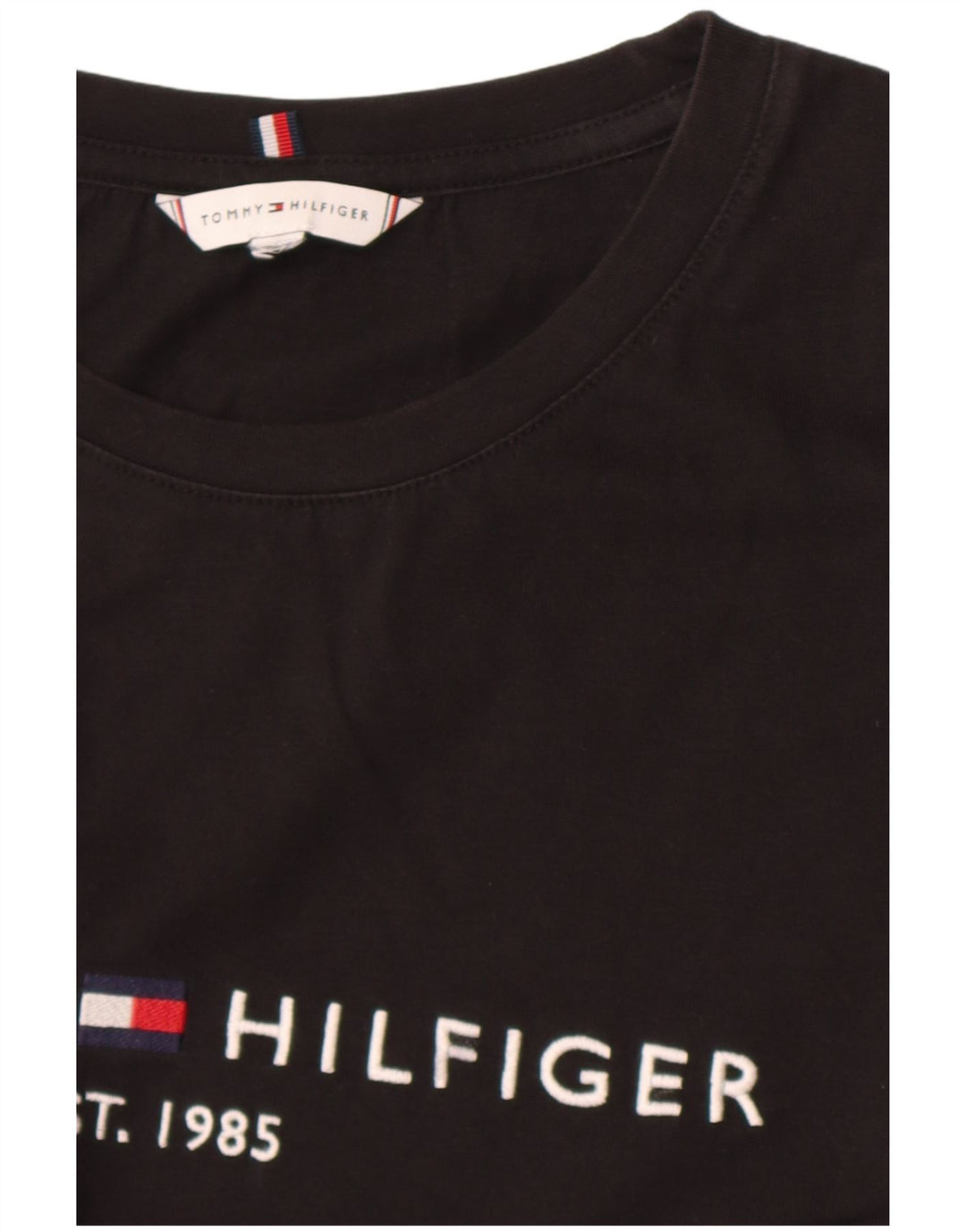 Tommy Hilfiger Camiseta masculina gráfica Top XL Preto