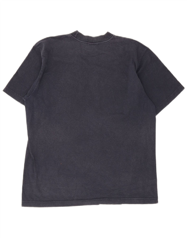 Camiseta gráfica masculina Champion Top Médio Azul Marinho