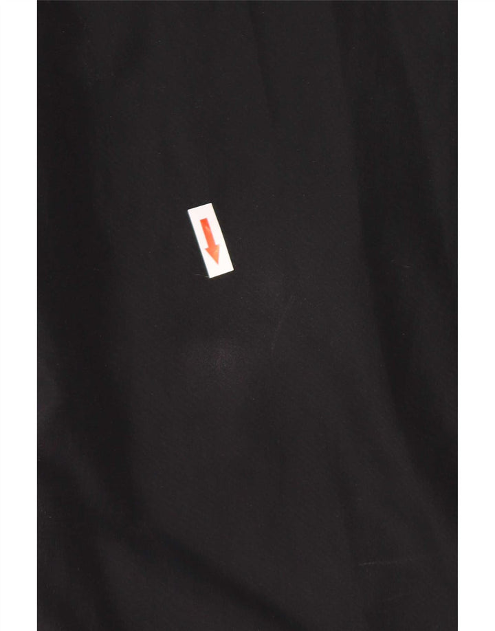 Calça de treino feminina Nike UK 10 pequena preta poliéster