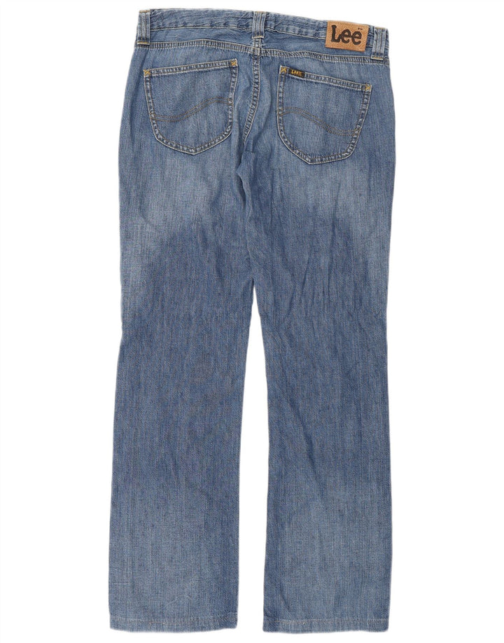 Lee Womens Jinx Bootcut Jeans W30 L30 Azul Algodão
