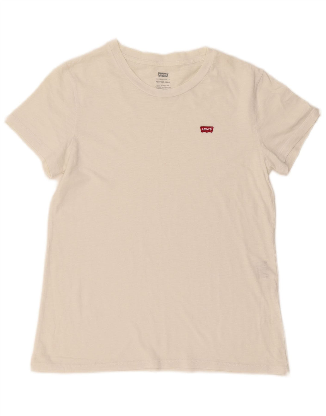 Camiseta Levi's Masculina Perfect Crew Top Pequeno Branco
