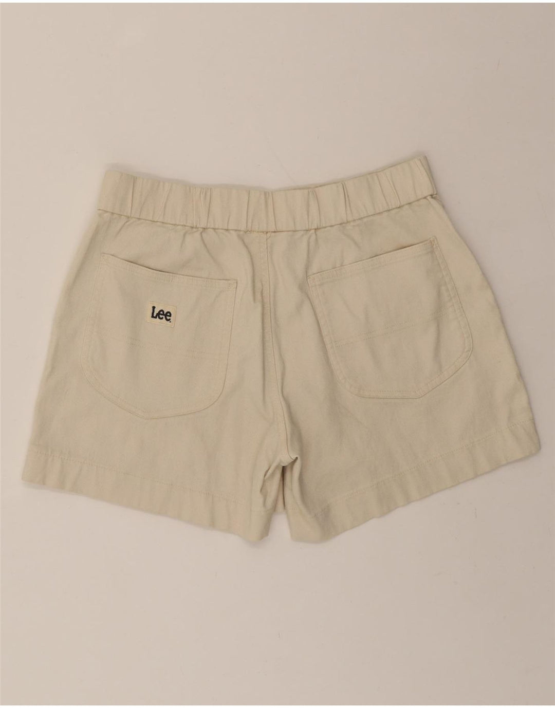 LEE Womens Casual Shorts US 16 2XL W34 Off White Cotton Vintage Lee and Second-Hand Lee from Messina Hembry 