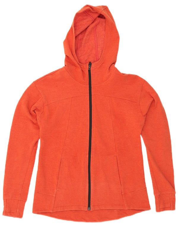 Suéter feminino com capuz e zíper oversized The North Face UK 6 XS algodão laranja
