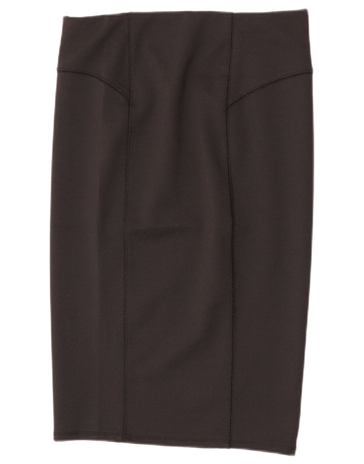 Saia lápis feminina Zara grande W30 poliéster preto