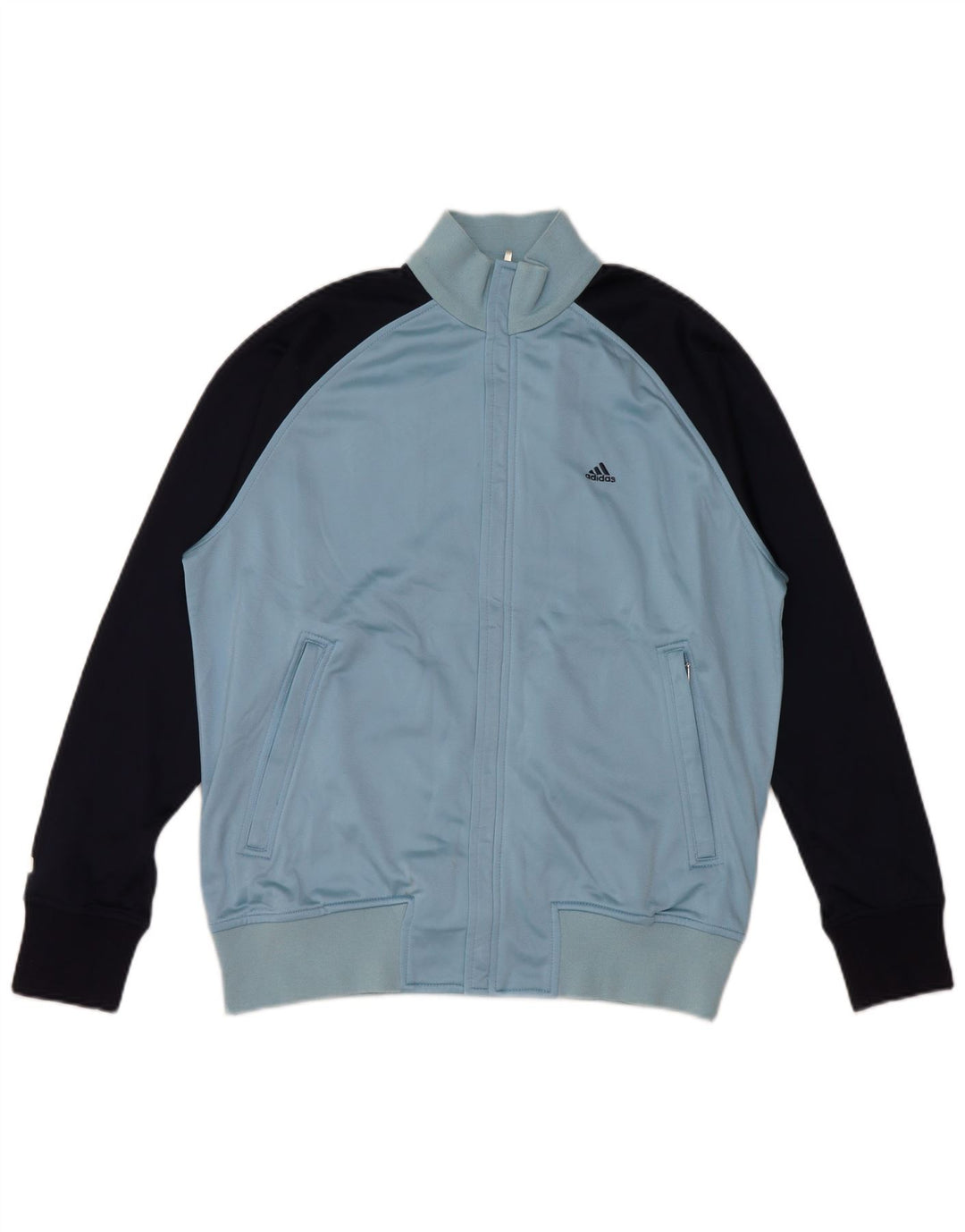 Adidas Meninos Graphic Tracksuit Top Jacket 15-16 Anos Azul Colorblock