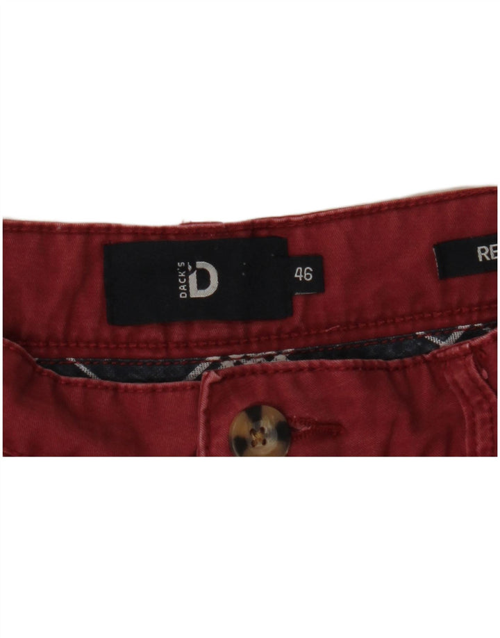 Shorts Chino Masculino Regular da Dack IT 46 Pequeno W33 Borgonha