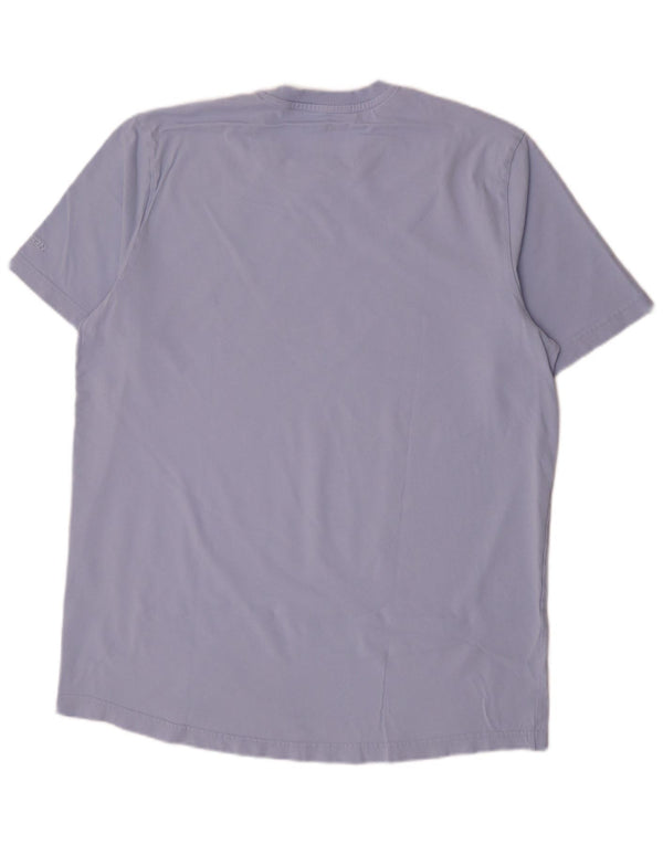 Camiseta masculina Adidas grande algodão roxo