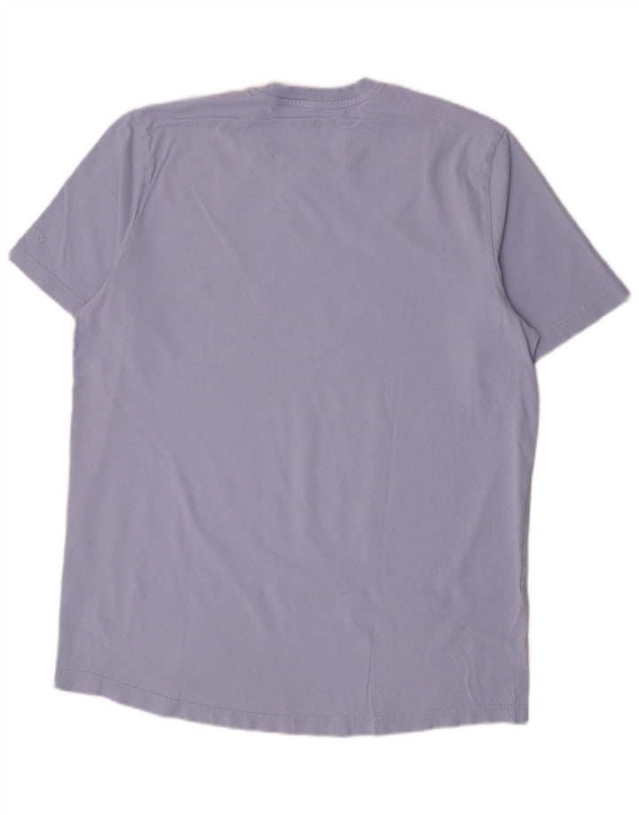 Camiseta masculina Adidas grande algodão roxo