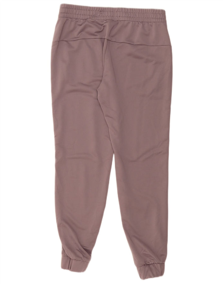 ADIDAS Calças de treino femininas Joggers UK 16/18 Grande Roxo Poliéster