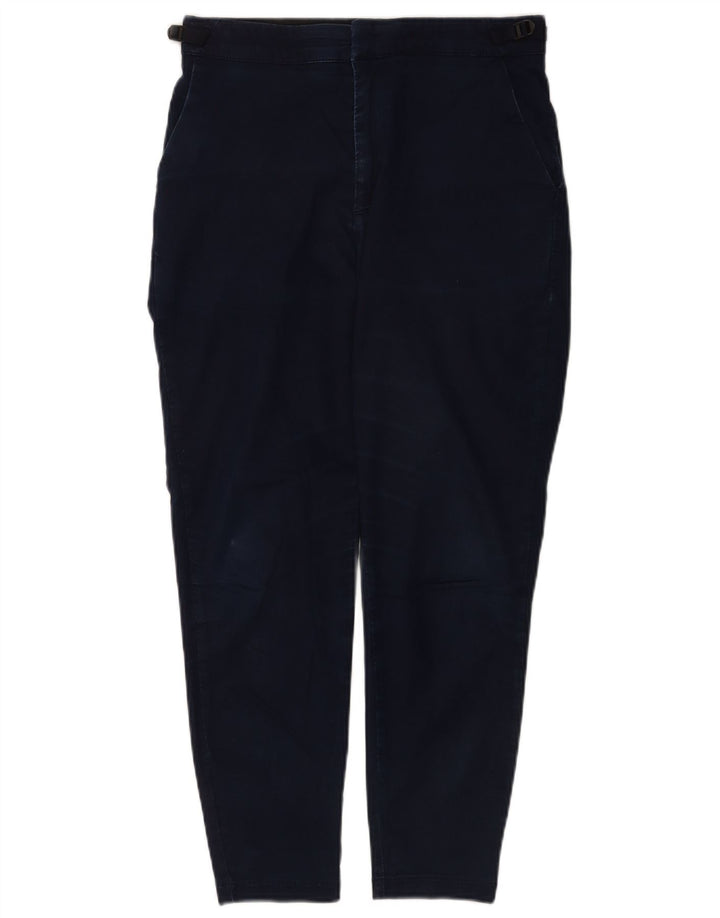 Zara Jeans masculino recortado skinny médio W31 L24 azul marinho