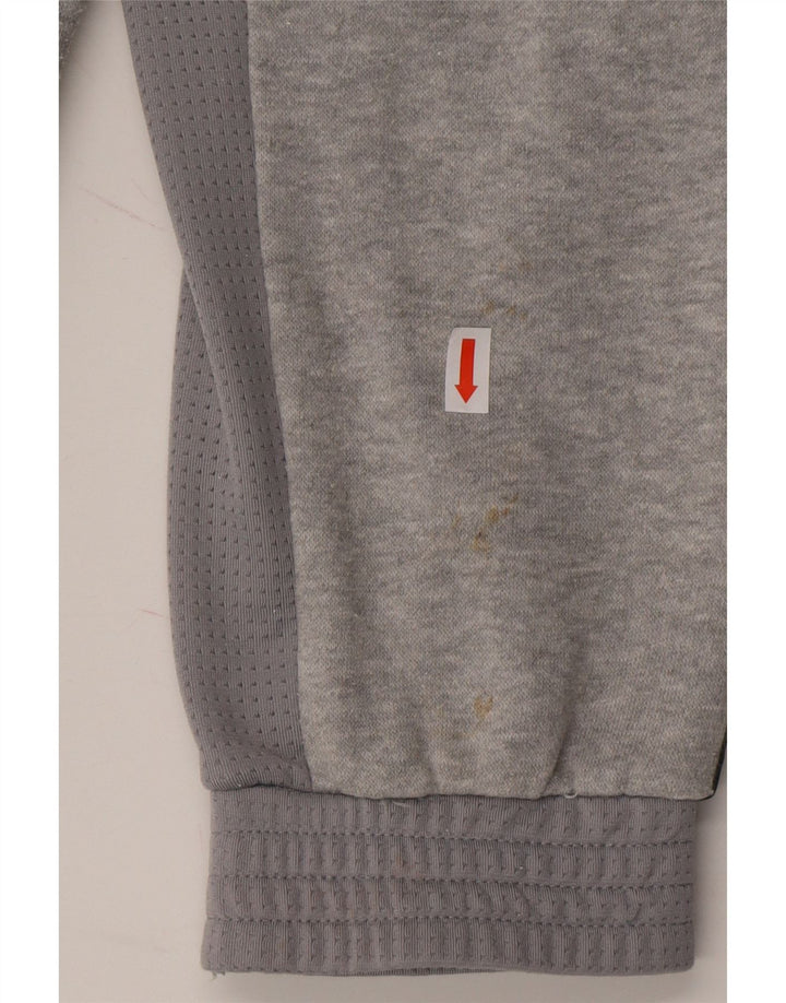 ADIDAS Mens Graphic Zip Hoodie Sweater Large Grey Cotton Vintage Adidas and Second-Hand Adidas from Messina Hembry 