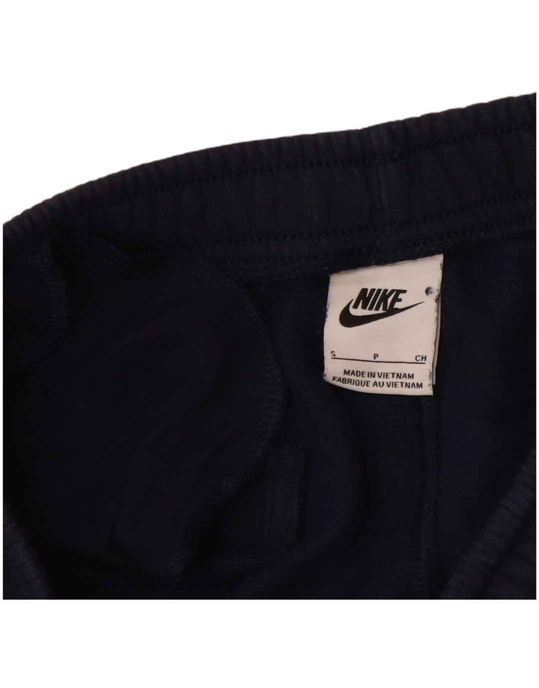 Calça de treino masculina Nike joggers pequeno algodão azul marinho