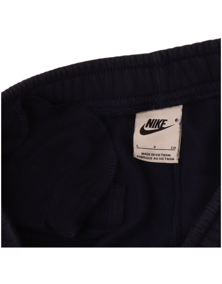 Calça de treino masculina Nike joggers pequeno algodão azul marinho