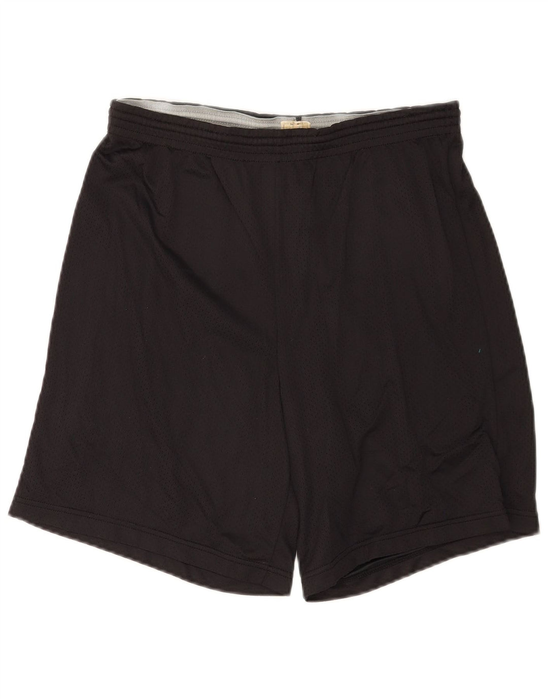 Shorts esportivos masculinos Champion médio preto nylon