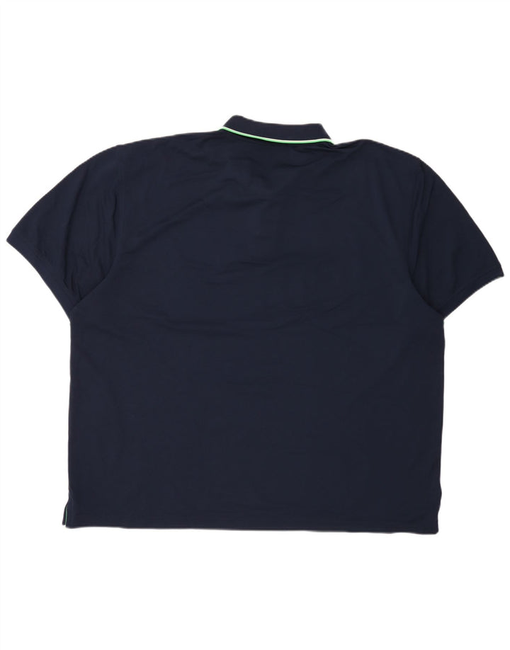 Camisa polo masculina Izod 2XL azul marinho