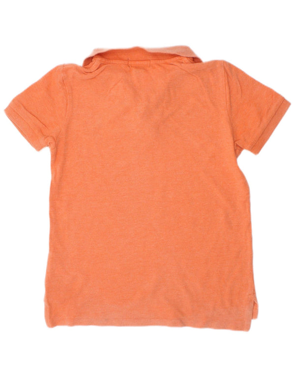 Camisa Polo Ralph Lauren Menino 4-5 Anos Laranja Algodão