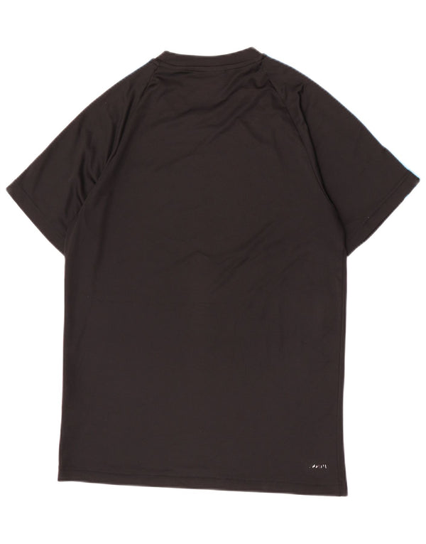 Adidas Mens Climalite Camiseta Top Pequeno Poliéster Preto