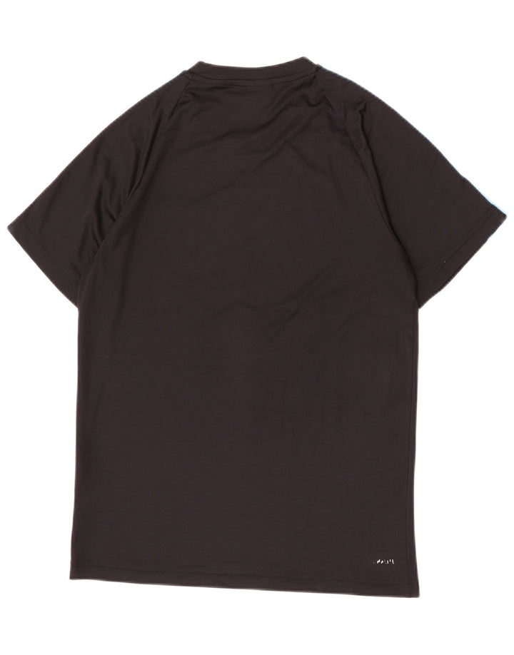 Adidas Mens Climalite Camiseta Top Pequeno Poliéster Preto