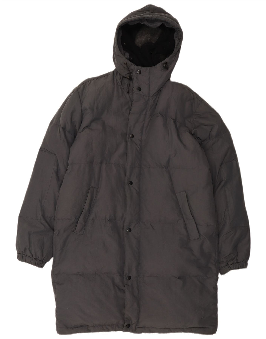 Casaco masculino acolchoado com capuz Gazzarrini UK 42 XL preto poliamida