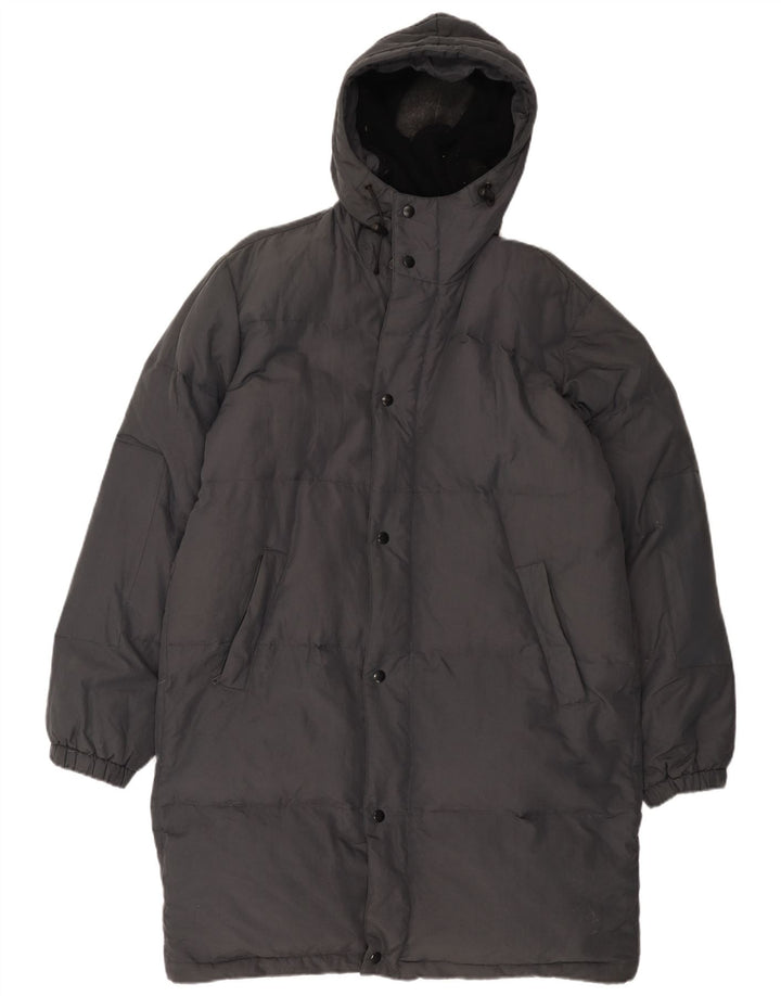 Casaco masculino acolchoado com capuz Gazzarrini UK 42 XL preto poliamida