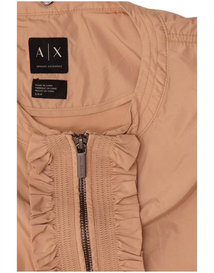 Jaqueta feminina Armani Exchange UK 10 poliéster rosa pequeno