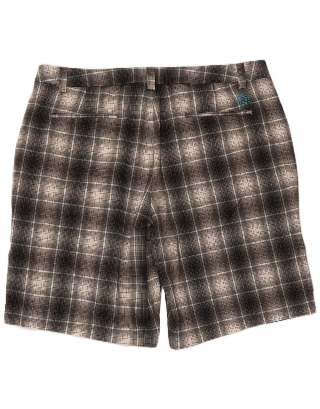 Shorts Chino masculino Puma W40 XL cinza xadrez poliéster