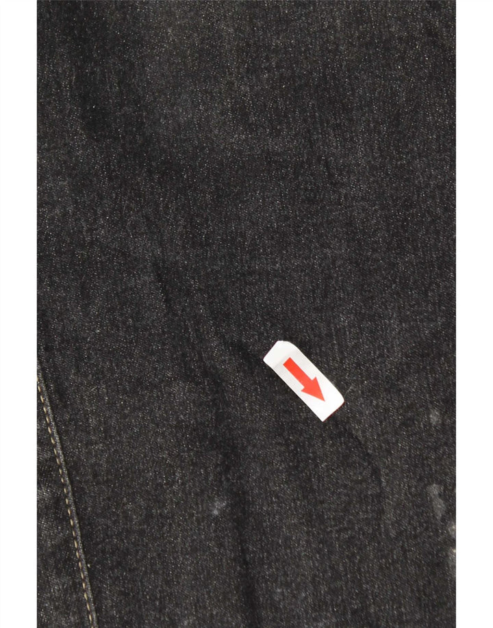 Armani Masculino Zathan Straight Jeans W33 L28 Algodão Cinza