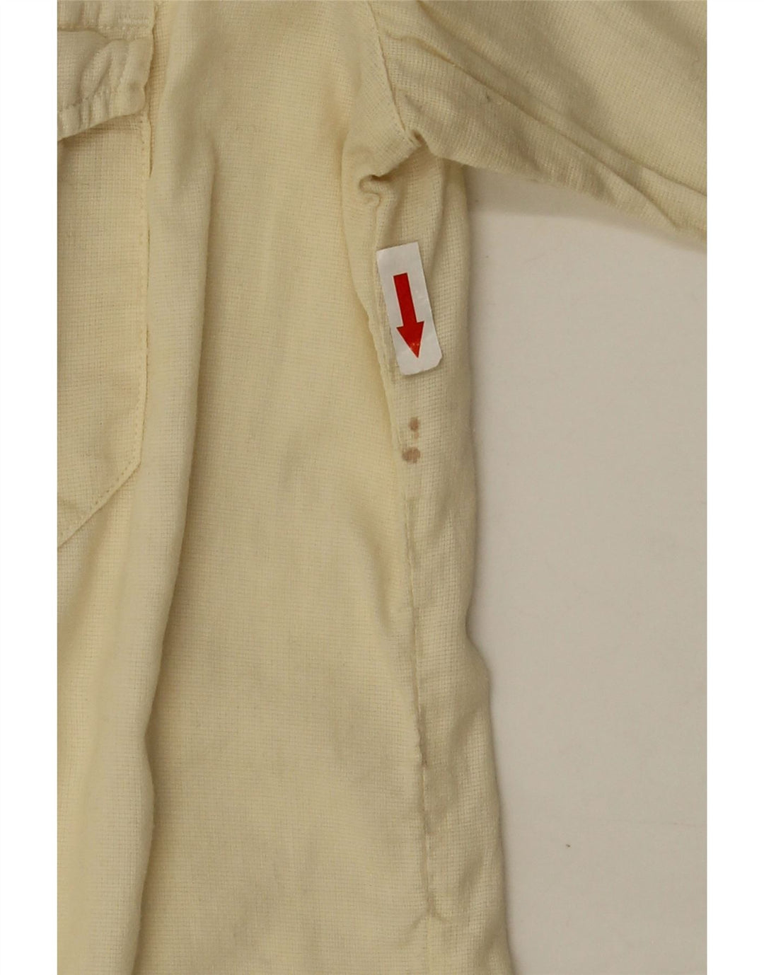 Camisa feminina Murphy & Nye Reino Unido 16 grande algodão bege